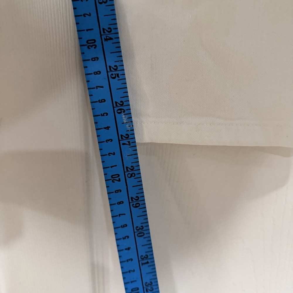 NWT L. L. Bean 4 Petite White Denim Pants Beach Cruise Classic Fit NWT Classy - Picture 8 of 8